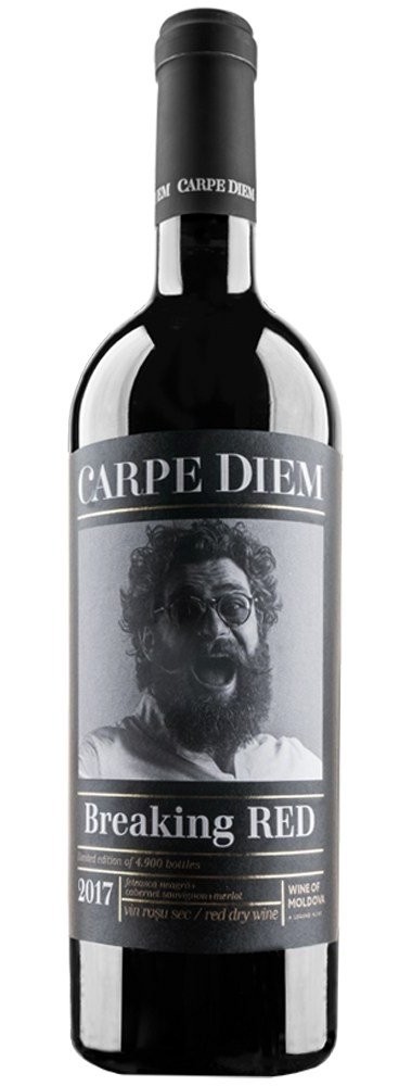 Вино "Breaking RED" 2019 года, Carpe Diem. 0,75