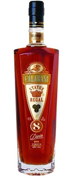 Коньяк "Калараш" 8 лет, Status Regal. 0,5 л.