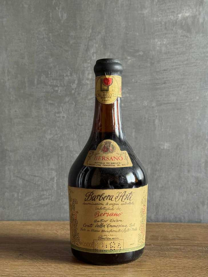 Вино Bersano Barbera d’Asti 1984 года.
