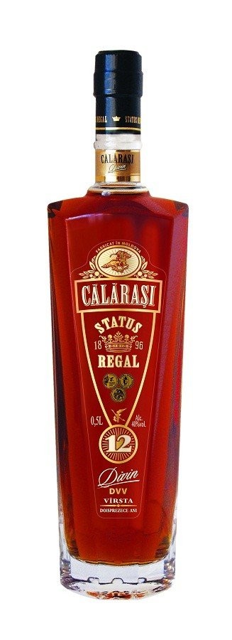 Коньяк "Калараш" 12 лет, Status Regal. 0,5 л. в коробке