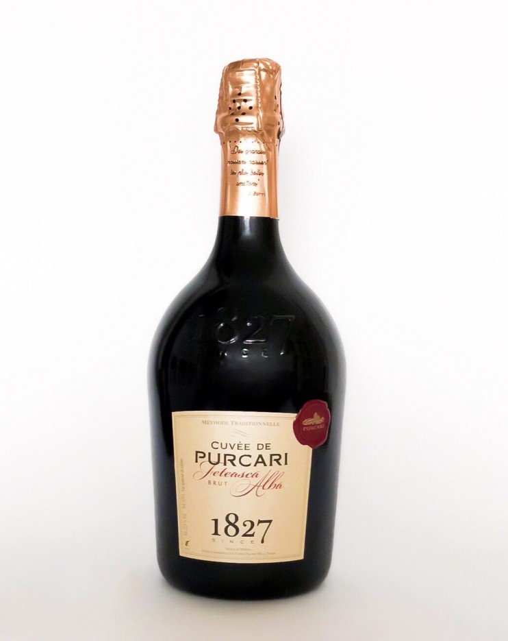 Шампанское "Кюве де Пуркарь" Фетяска Албэ. 0,75 л.