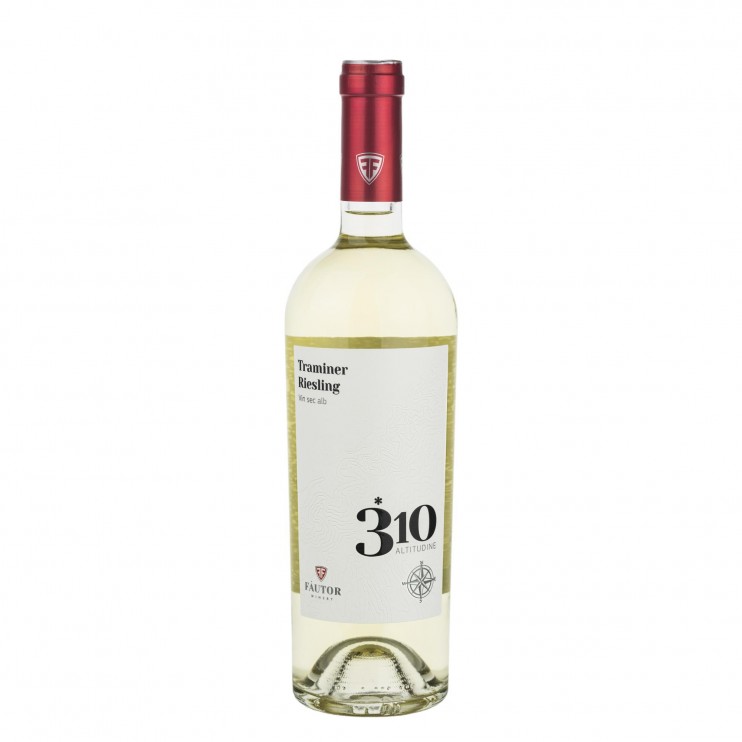 Вино "Траминер - Рислинг" 2021, 310 Altitudine, Fautor. 0,75 л.