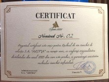 Коньячный дистиллят "Арома" 60 лет, 55%. 1 л.