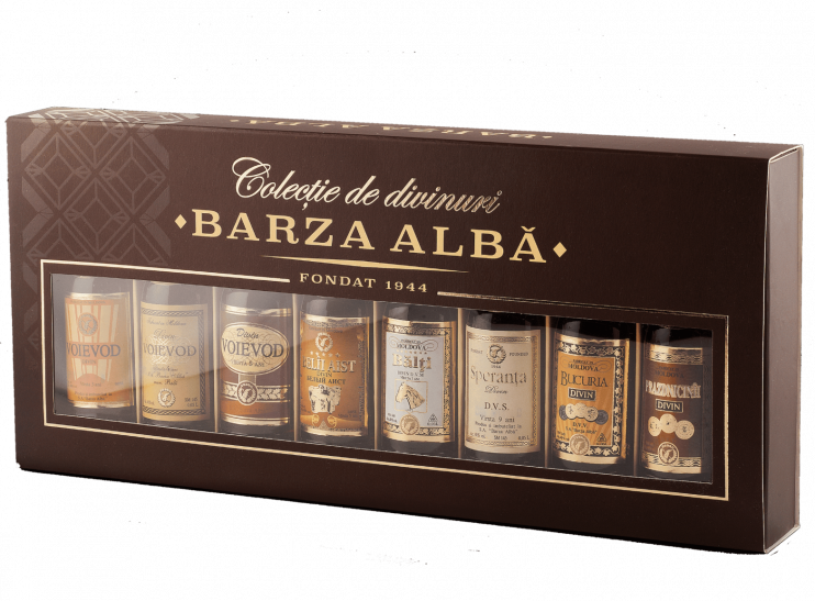 Набор коньяков "Белый Аист" Барза Албэ по 0,05 л.