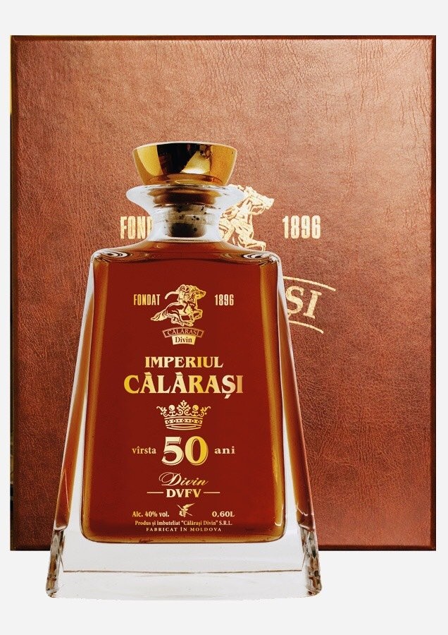 Коньяк "Империя Калараш" 50 лет, Элитная коллекция. 0,6 л.