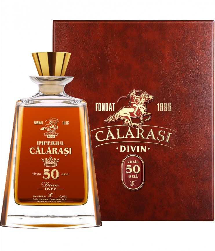 Коньяк "Империя Калараш" 50 лет, Элитная коллекция. 0,6 л.