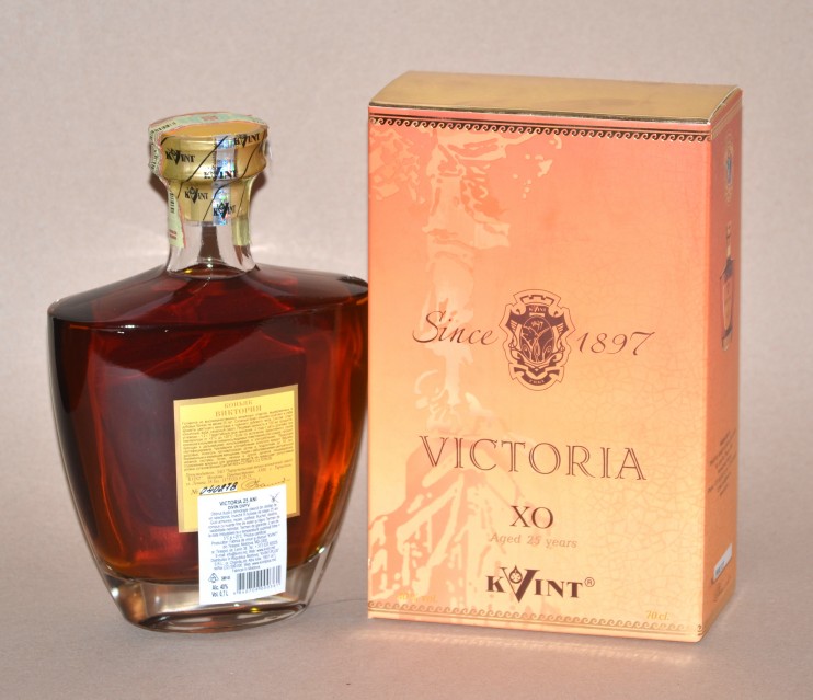 Коньяк КВИНТ "Виктория" 25 лет. 0,7 л.