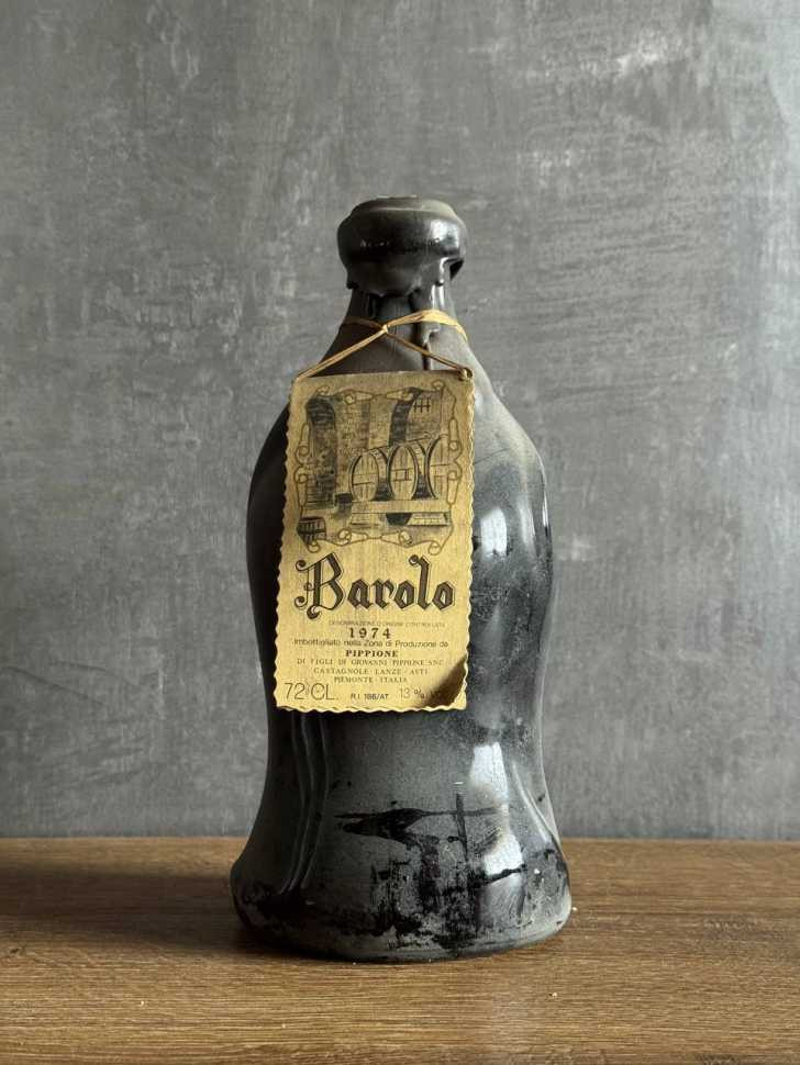Вино Giovanni Pippione Barolo 1974 года.