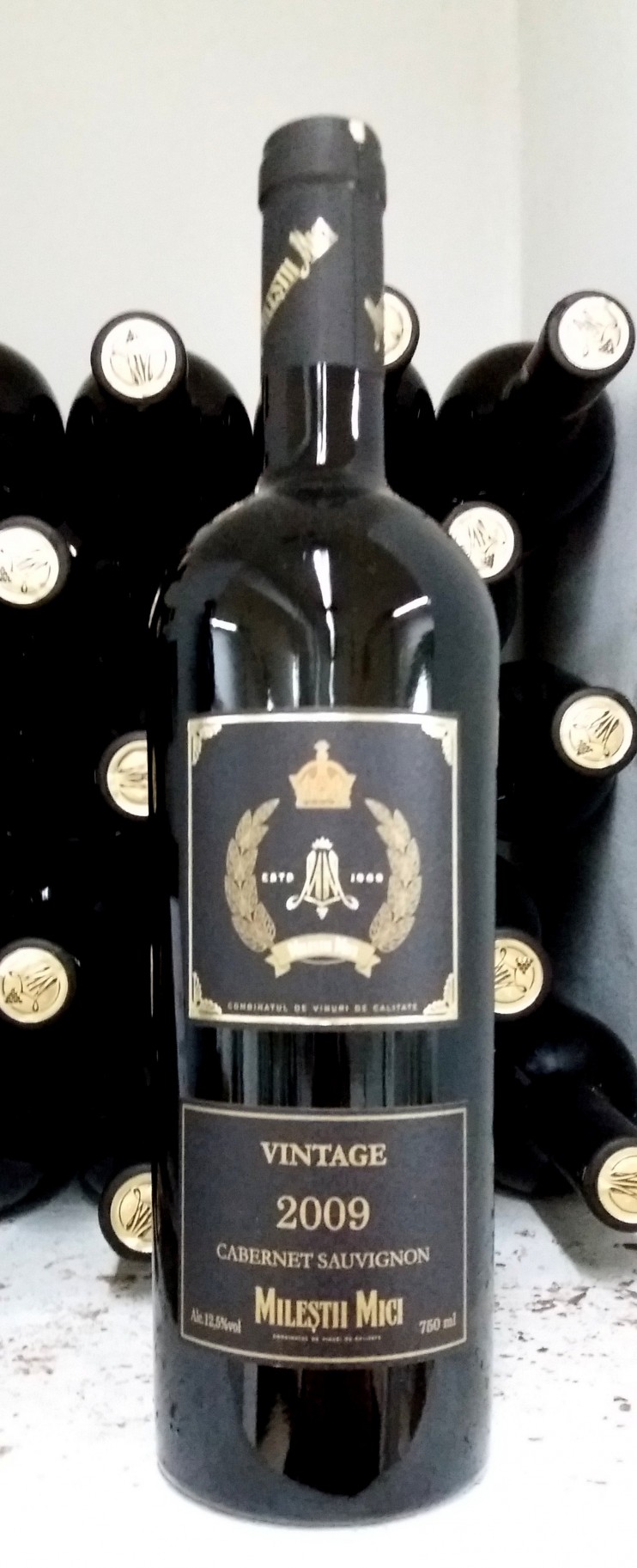 Вино "Каберне-совиньон" Винтаж 2009 Милештий Мичь. 0,75 л.