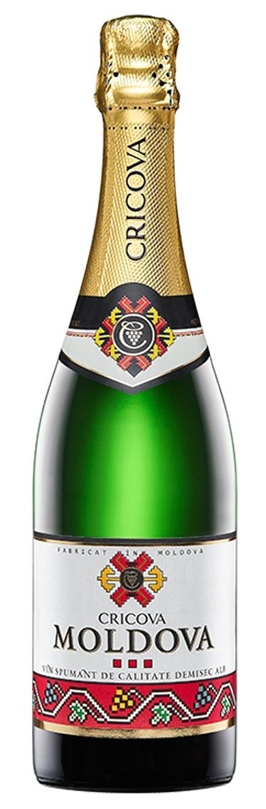 Шампанское "Moldova" полусухое/полусладкое, Cricova.