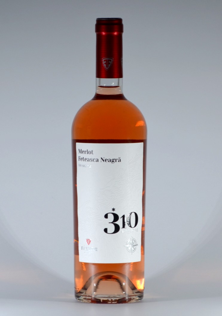 Вино "Мерло - Фетяска нягрэ" 2021, 310 Altitudine, Fautor. 0,75 л. 