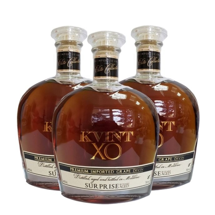 Коньяк КВИНТ "Сюрпризный" 10 лет. Decanter 0,75 л.