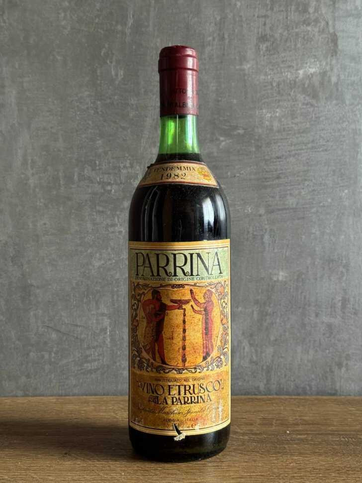 Вино Vino Etrusco La Parrina 1982 года.