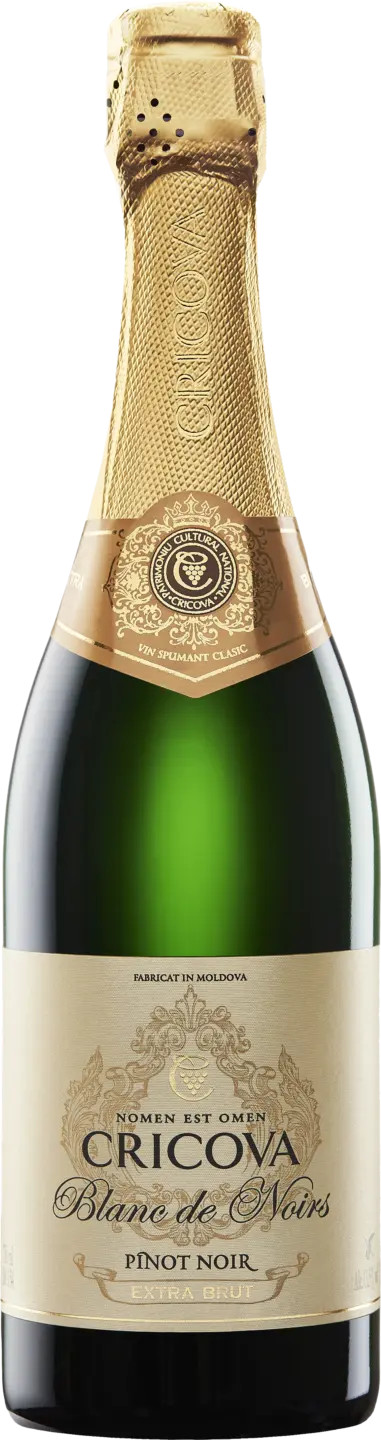 Шампанское "Крикова" Пино-нуар, белое экстра-брют.