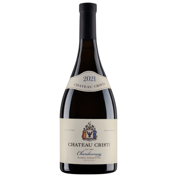 Вино «Chardonnay» 2024 Barrel fermented, Chateau Cristi. 0,75 л.