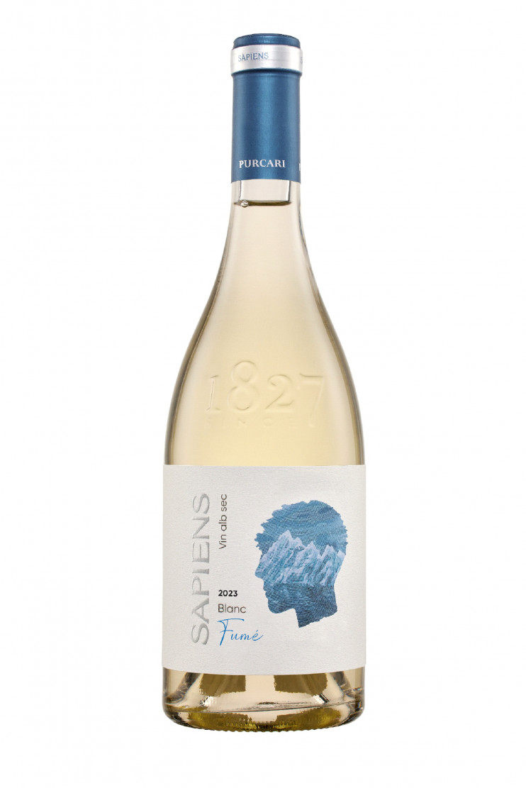 Вино "Сапиенс" 2023 Фуме блан, Пуркарь. 0,75 л.