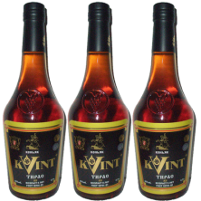 Коньяк КВИНТ "Тирас" 6 лет. Конус 0,5 л.