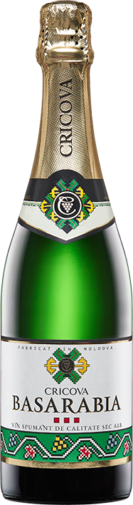 Шампанское "Basarabia" сухое, Cricova.