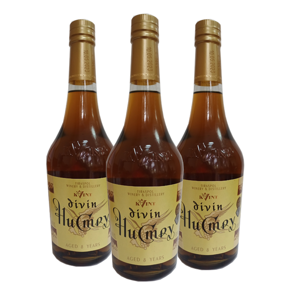 Коньяк КВИНТ "Нистру" 8 лет. Конус 0,5 л.