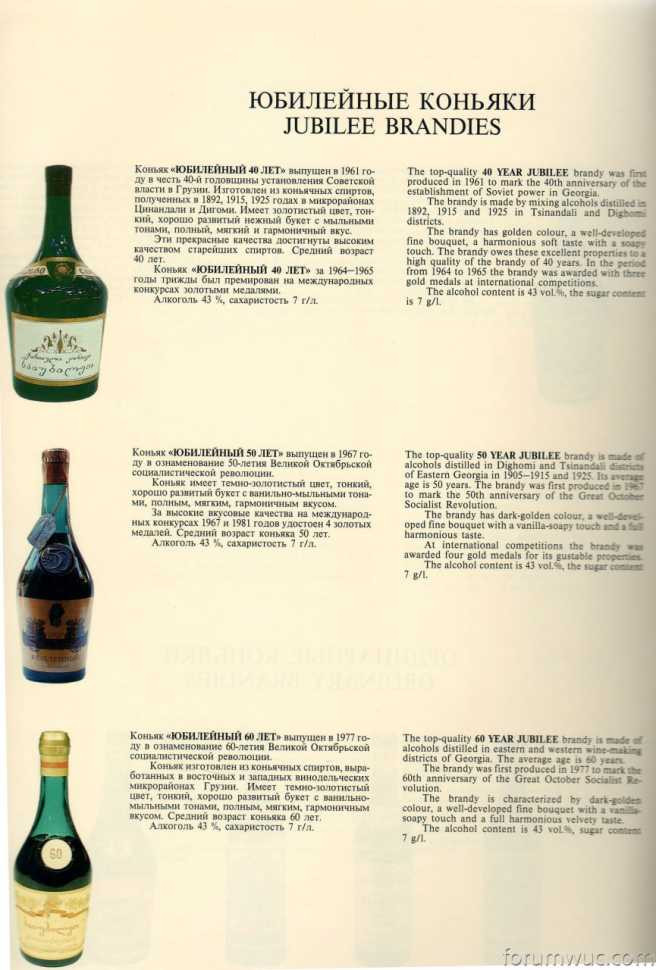 Грузинский "Юбилейный 50 лет" 0,5 л. 60-е. СССР. Редкий.
