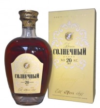 Коньяк "Солнечный" 20 лет, КВИНТ. 0,7 л.