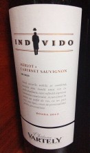 Вино «Мерло - Каберне-совиньон» 2022 Индивидо, Шато Вартели. 0,75 л. 